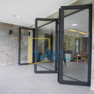 Cửa nhôm xếp trượt hàn quốc