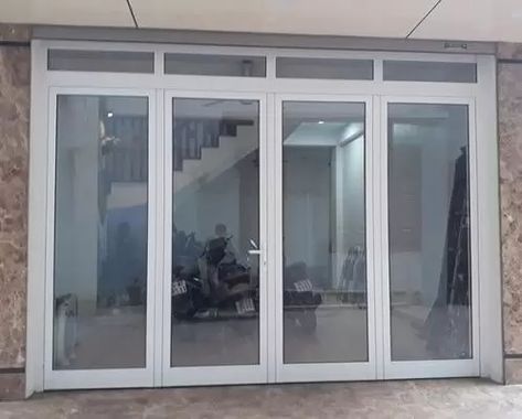 Cửa Đi Mở 4 Cánh - Nhôm Màu Trắng Cửa Đi Mở 4 Cánh - Nhôm Màu Trắng