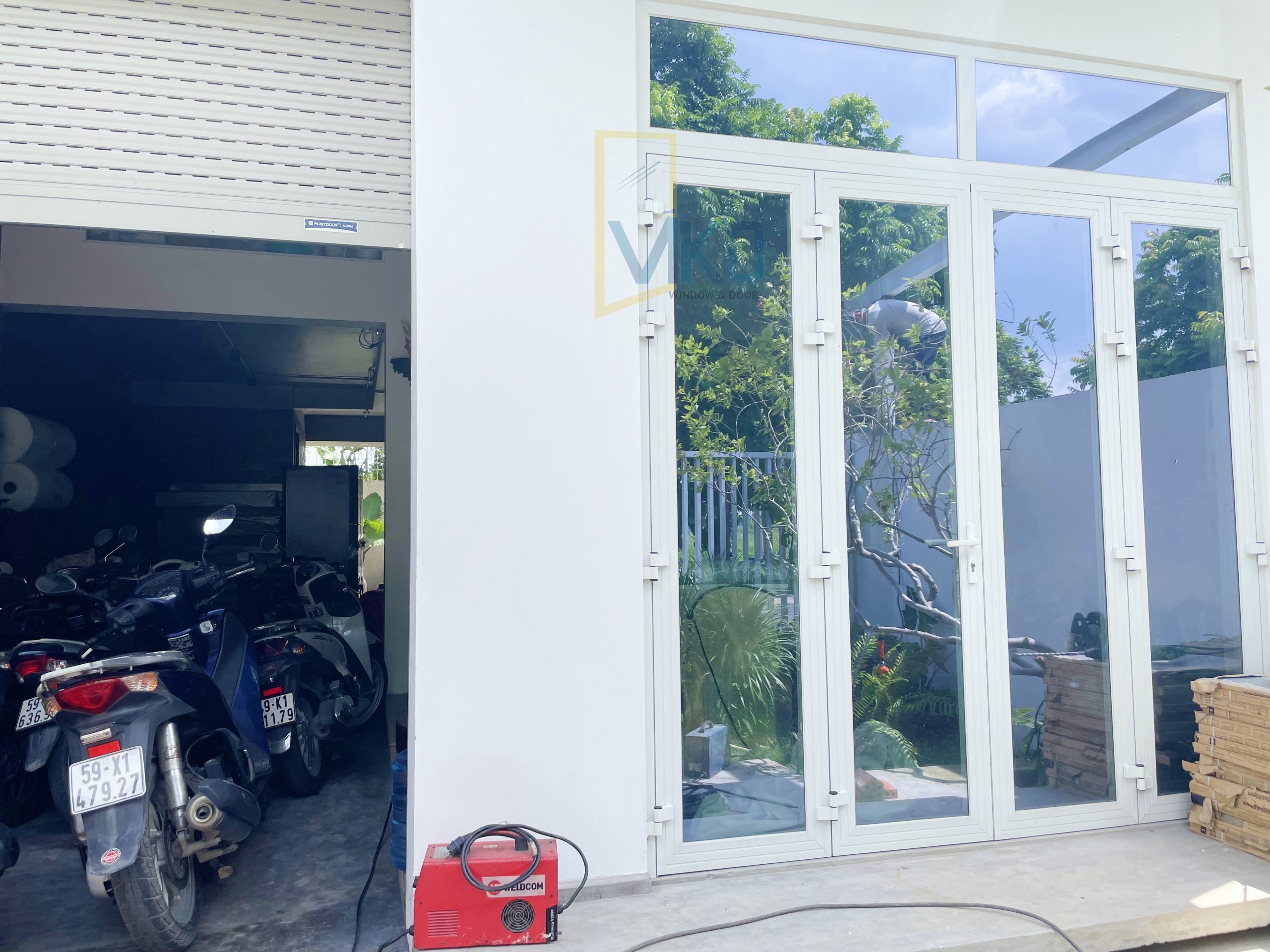 Cửa Đi Mở Quay 4 Cánh - Nhôm Xingfa Cửa Đi Mở Quay 4 Cánh - Nhôm Xingfa