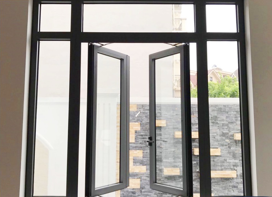 Cửa Sổ 2 Cánh Mở Quay + Vách Kính Cố Định Cửa Sổ 2 Cánh Mở Quay + Vách Kính Cố Định